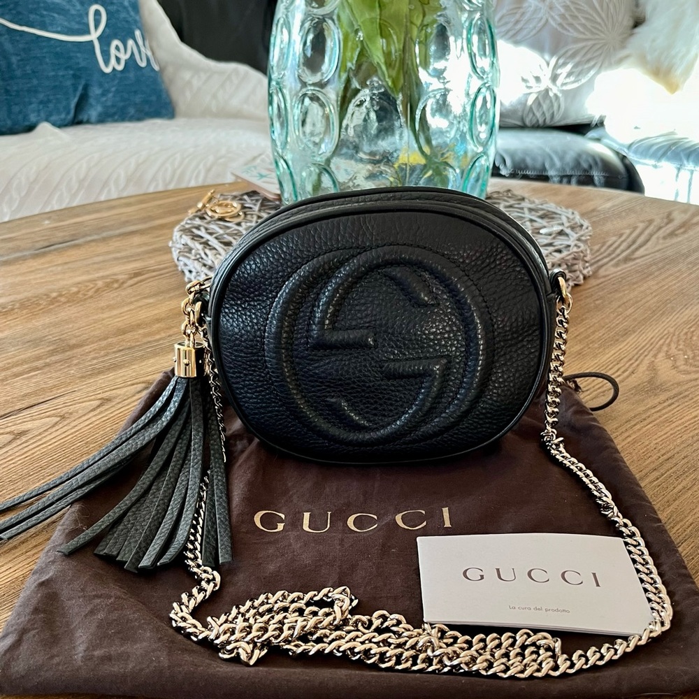 💯Authentic GUCCI  Soho Disco mini bag